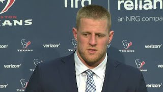 Texans DE JJ Watt talks about returning to football