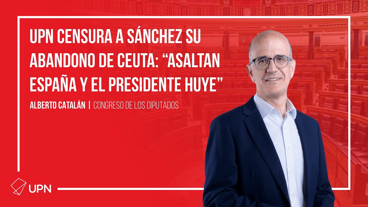 Sánchez abandona Ceuta: “asaltan suelo español y el presidente huye” - Alberto Catalán (03/09/2026)