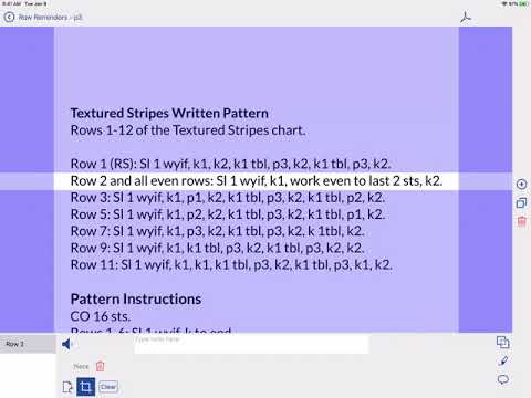 [KnitFreedom] Demonstration Of knitCompanion Knitting Pattern App