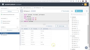 SQL 6: LIKE, wildcard character %