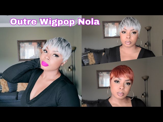 WIGPOP Perücke NOLA In Silbergrau – Fertig Gestylte Synthetik-Perücke Für Jeden Tag
