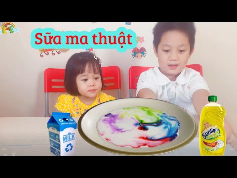 Video Thí nghiệm vui cho trẻ mầm non tại nhà sữa ma thuật... - youtube