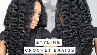 HOW TO FLEXI ROD SET ON CROCHET HAIR | USING MARLEY HAIR