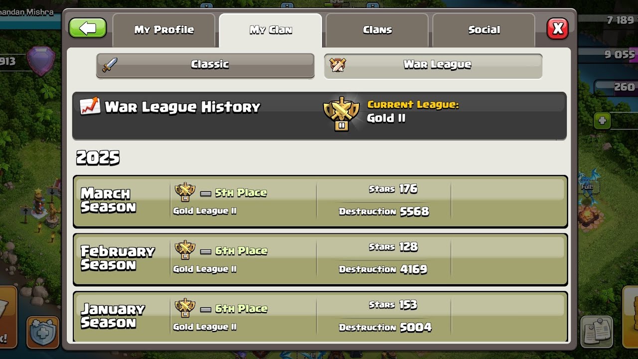 Clan War League March 2025 Review ⚔️🛡️ | Video 167 | Chandan Mishra | Clash Of Clans 