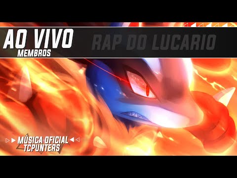 CANTANDO "AO VIVO" COMIGO! RAP DO LUCARIO ( A AURA ESTÁ COMIGO)