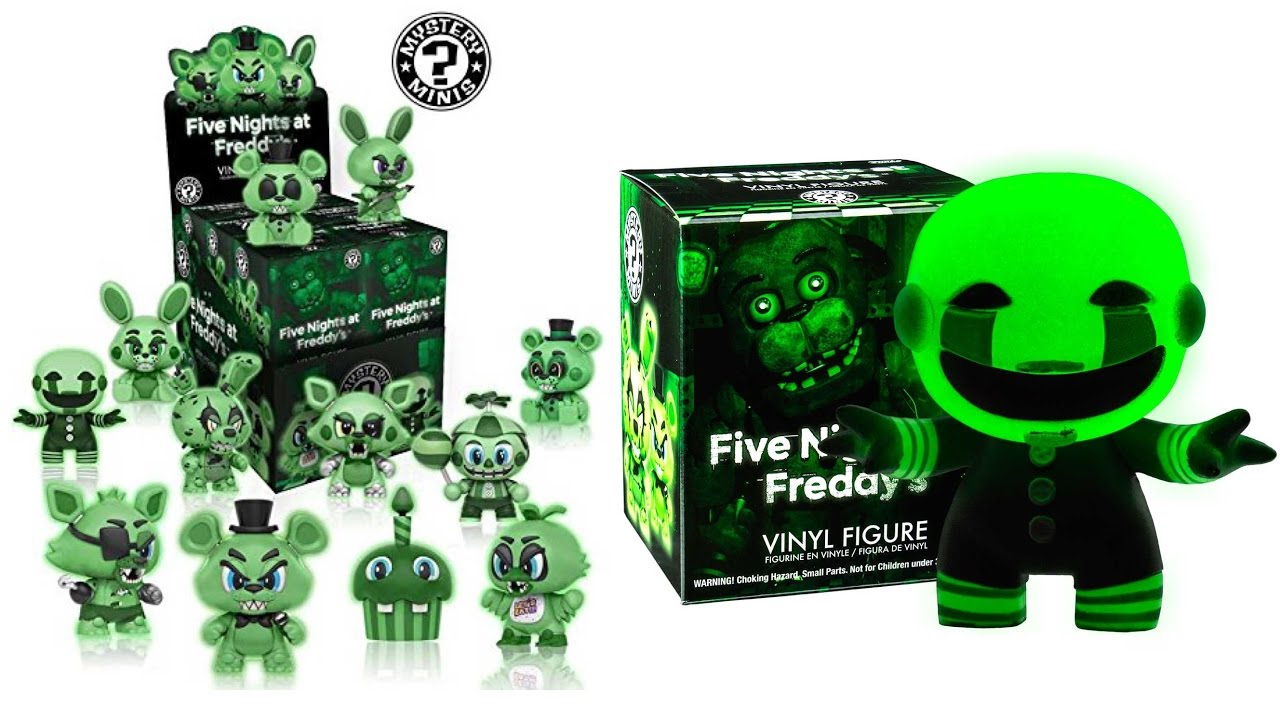 five nights at freddy's glow in the dark mystery minis