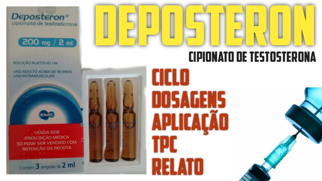 Como usar Deposteron (Cipionato de testosterona) ? YouTube