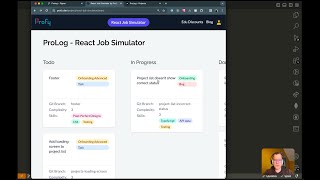 React Job Simulator - Fix project status text & color