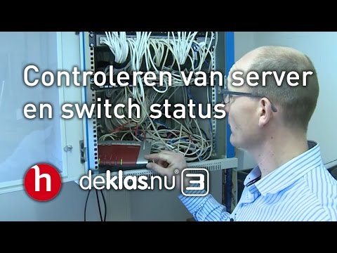 Controleren van server en switch status