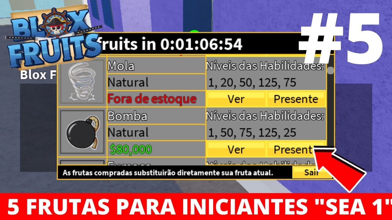 Roblox | VÁRIAS EM ESTOQUE! AS MELHORES FRUTAS