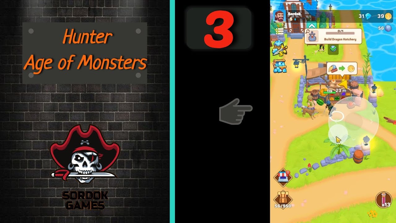 Hunter Age of Monsters➤Часть 3. Новые области. Улучшение кирки➤Прохождение