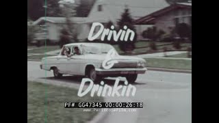 Thumbnail for "DRIVIN' & DRINKIN'"  1969 CHEVROLET ANTI-DUI DRINKING AND DRIVING FILM  DRIVER'S EDUCATION GG47345