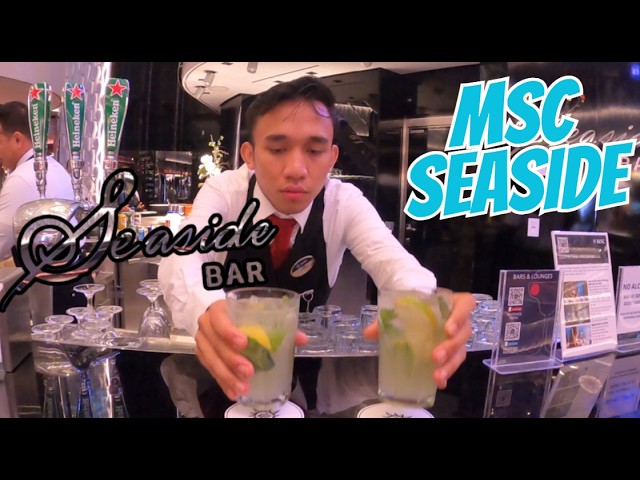 Seaside Bar MSC Seaside Trial & Review 21 Years Old Minimum Age to Drink