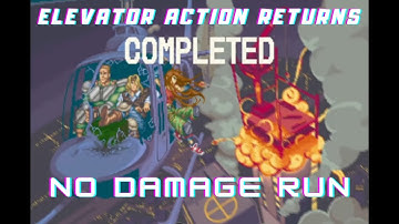 Elevator Action Returns (Saturn Port) 1CC No Damage with Edie (Normal Difficulty)