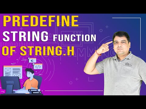 Predefine String Function of string.h | C Language Tutorial  ( Part- 26 )