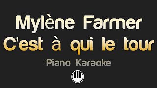 Mylène Farmer - C'est à qui le tour (Karaoke)