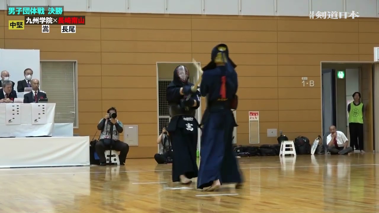 2024全国中学校大会男子団体決勝_九州学院中（熊本）×長崎南山中（長崎）