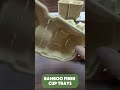 Eco-Friendly Cup Carrier 🌱 | Bamboo Fiber Alternative