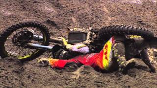 EMX250 Round of Benelux - Jeremy Seewer Crash - Lierop - Motocross