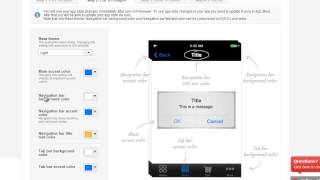 Changing The App Style In Your IOS & Android Apps With AppsZero.com screenshot 4