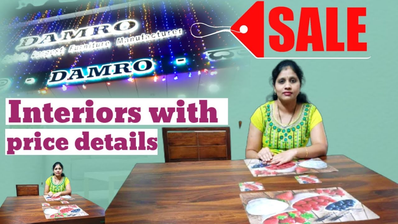 Damro interior designs Dinning table review Damro furniture tour 2022 varudhitalks YouTube