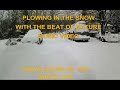 Plowing snow with the beat of nature on my Yamaha Kodiak 450 2004