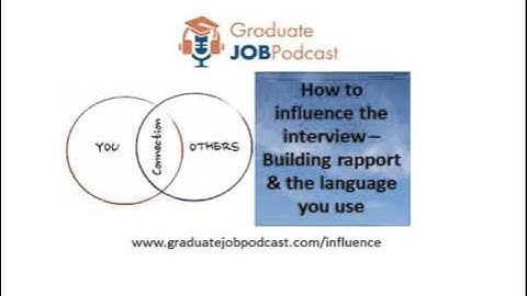 Building rapport & the language you use - (How to Influence the Interview - Chris Delaney #28)
