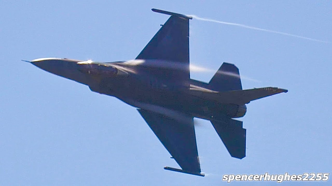 2020 F-16 Viper Demo Wings over Houston "Drive in" Air Show