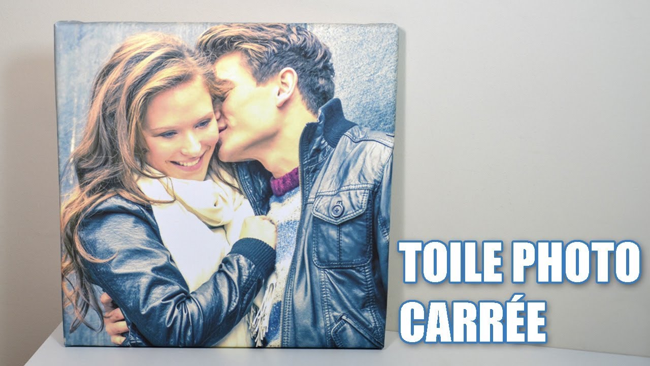 Photo Personnalisée Sur Toile Encadrée - 4 Carrés, Prêt à Accrocher, Personnalisable, UK
