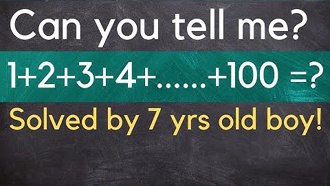 what is the sum of first 100 natural numbers @mannamathe