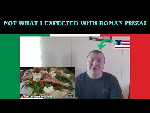 American Reacts To "ROME FOOD TOUR! - First Time Trying Traditional Dishes in Italy"