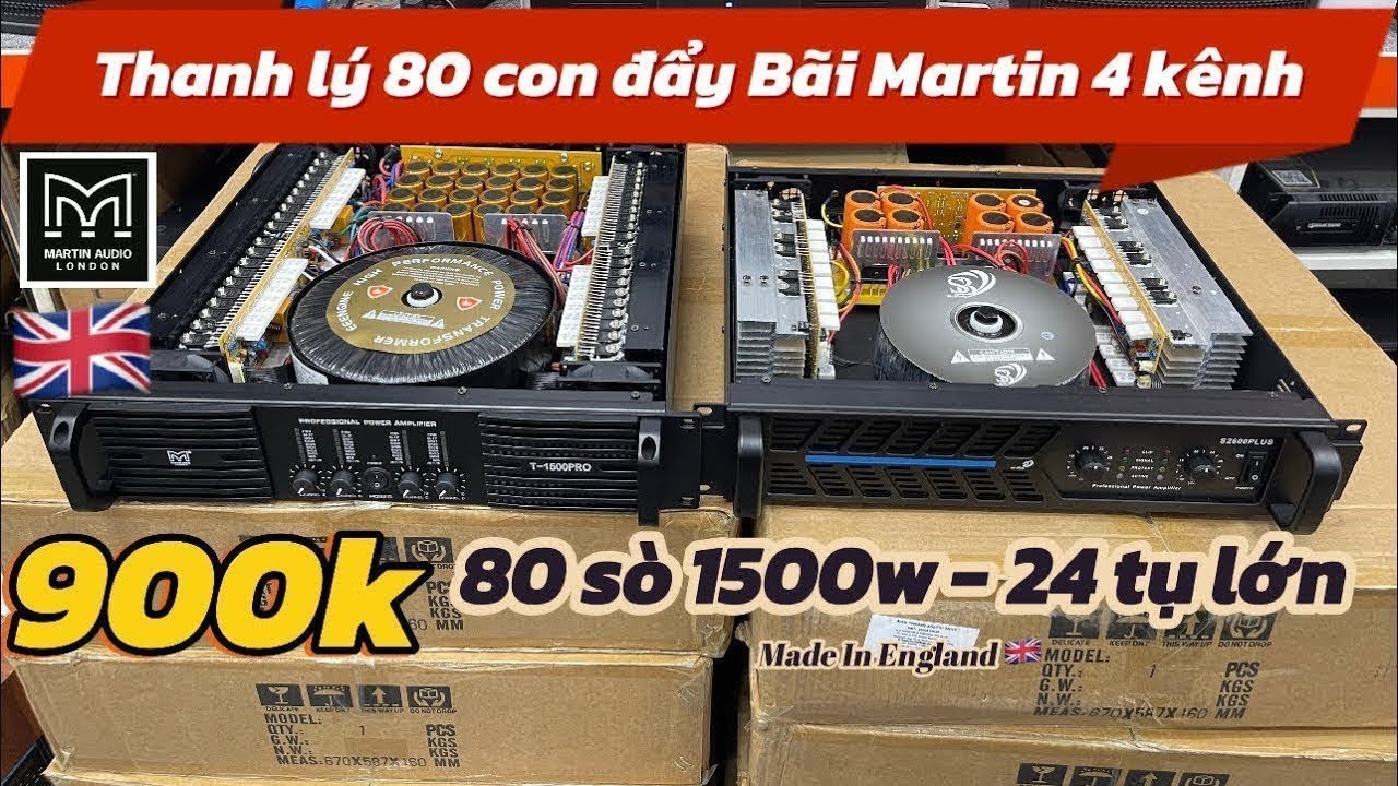 Đẩy bãi Martin , BS, Crown usa 🇺🇸 hàng về nhiều 80 sò 24 tụ khủng công suất 1500w chuyên dã sub kép