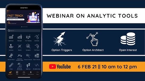 Quantsapp: Webinar on #Options Analytic Tools