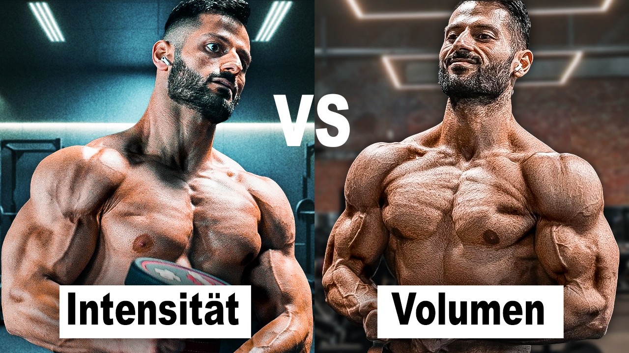 Neue Studie: Volumen vs. Intensität (für optimalen Muskelaufbau)