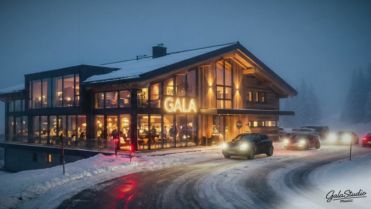GALA Mountain Lounge 🏔️ Deep House & Jazz  | Luxury Winter Mix for Focus & Work | Background music