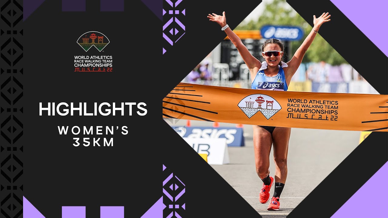 Morejón wins the women's 35km | World Athletics Race Walking Team Championships