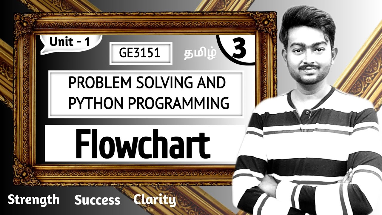 Flowchart in Tamil | Problem Solving and Python Programming in Tamil | Engineering | Episode 3