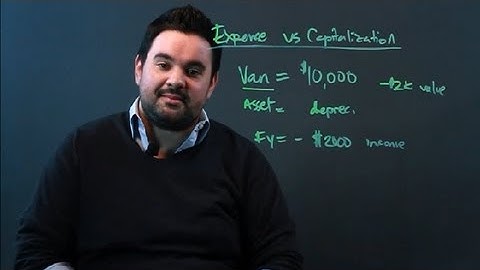 The Difference Between Expensing & Capitalization : Marketing & Finance