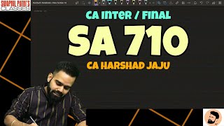 Details SA 710 || Comparative Information, Corresponding Figures & Comparative FS || COMPLETE REVISION | ... News