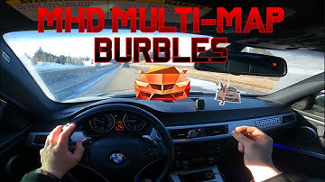 BMW 335i FBO MHD Multi-map Burbles POV