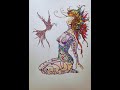 Eve aux couleurs de la Paix #peintureaquarelle#peintureabstraite#artiste dessin#flowers #sculpture