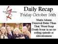 Daily Recap Friday Oct 16 Young and the Restless