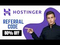 Hostinger Discount Code | To Receive 80% Off On All Plans