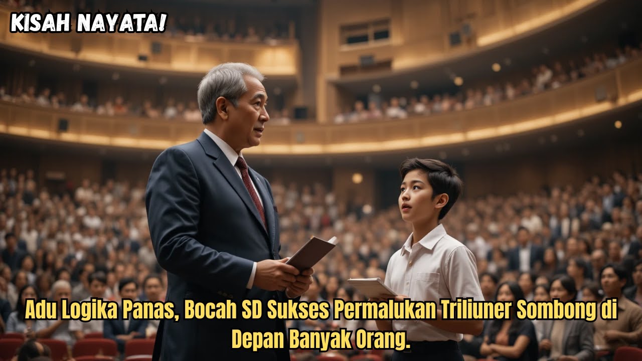 Bocah SD 10 Tahun yang Bikin Triliuner Tak Berkutik di Depan Ribuan Orang.