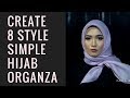 Model Hijab Organza Syari