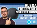 Alexa actionable notifications home assistant  alexa skill