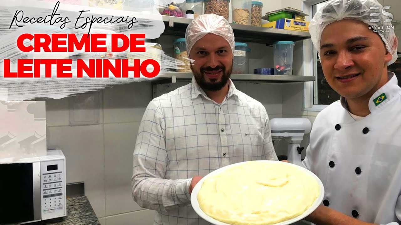 Receita Fácil do Creme de Leite Ninho | Chef Marcos Aurélio & Ewerton Santana - Olho de Dono
