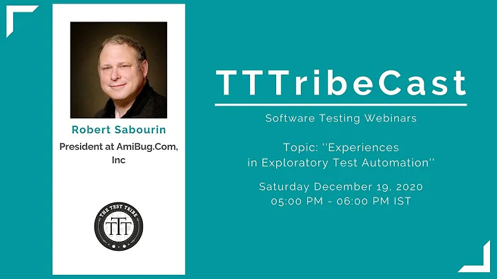 #TTTribeCast: Webinar on "Experiences in Explorato...