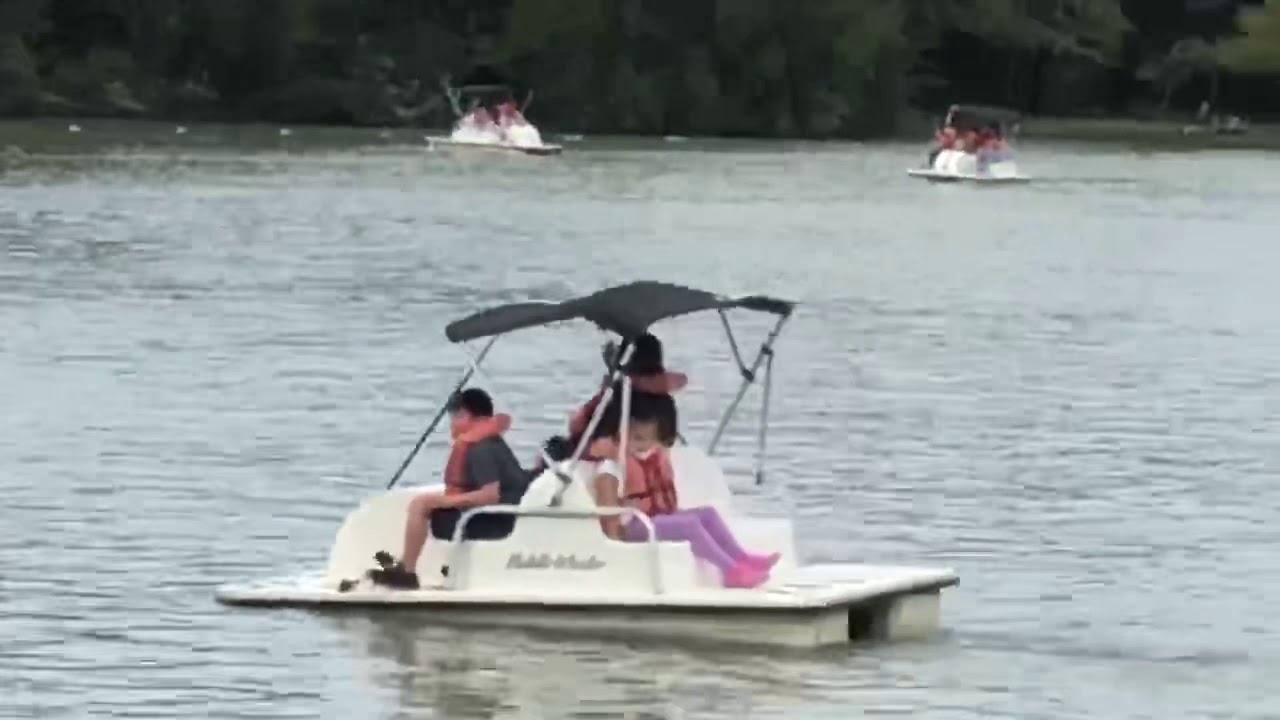 Hermann Park boat ride YouTube