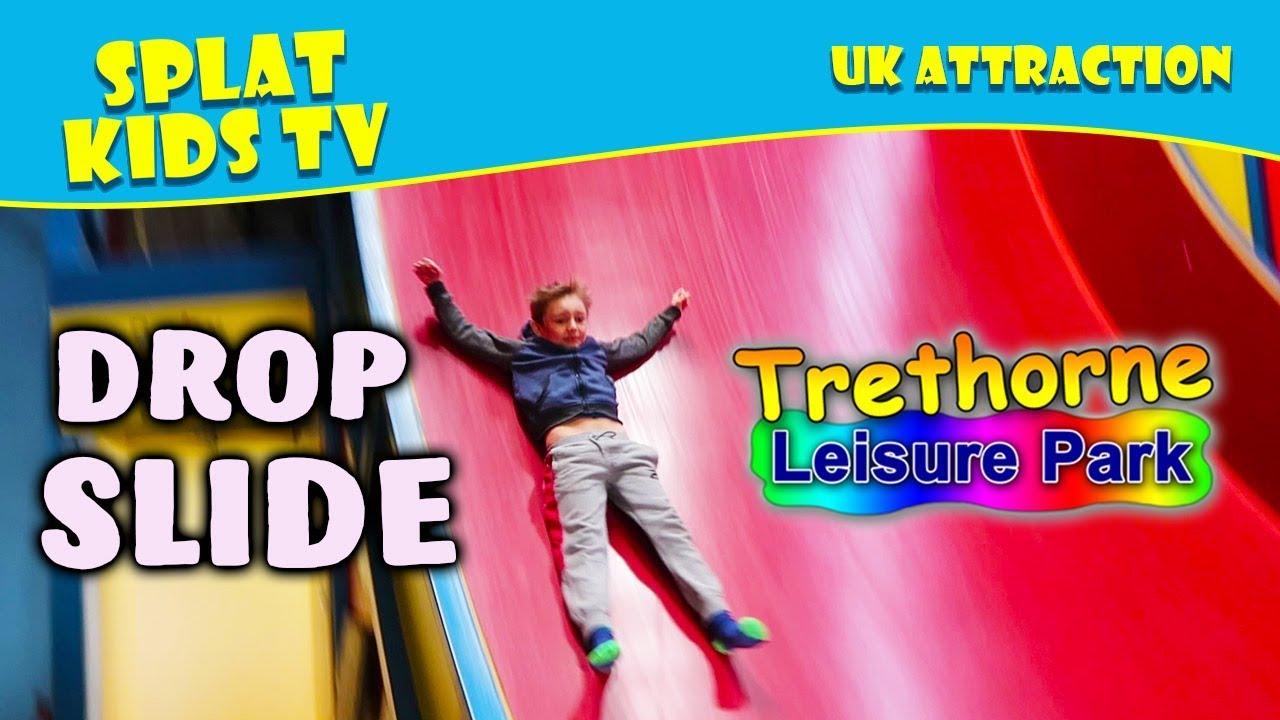 Giant Drop Slide at Trethorne Indoor Playground